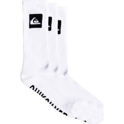 Quiksilver Ανδρικές Κάλτσες Ψηλές με Σχέδια Λευκές 3Pack EQYAA04071-WBB0