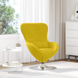 vidaXL Πολυθρόνα Βελούδινη Κίτρινη 42002731