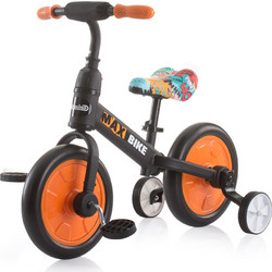 Chipolino Max Bike Παιδικό Ποδήλατο Ισορροπίας Μαύρο Πορτοκαλί