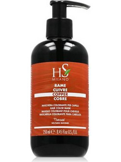 Hs Milano Copper Χρωμομάσκα Μαλλιών 250ml