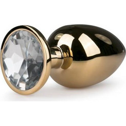 EasyToys Metal No 6 Πρωκτική Σφήνα Diamond Plug 9.5cm Χρυσή