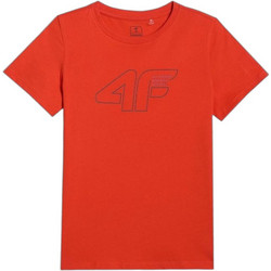4F Παιδικό T-Shirt Κοντομάνικο Πορτοκαλί 4FJWAW25TTSHM2417-62S
