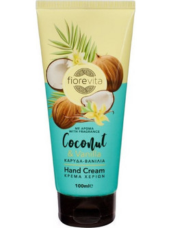 Fiorevita Coconut & Vanilla Ενυδατική Κρέμα Χεριών 100ml