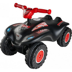 BIG Bobby Racing Ποδοκίνητο Παιδική Γουρούνα Μαύρη Κόκκινη