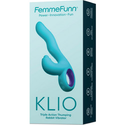 FemmeFunn Klio Rabbit Vibrator Δονητής G-Spot Τιρκουάζ