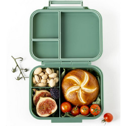 Lekkabox Classic Mini Πλαστικό Παιδικό Δοχείο Φαγητού Πράσινο 600ml