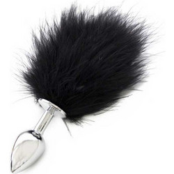 Toyz4lovers Pony Πρωκτική Σφήνα Tail Plug 15cm Μαύρη