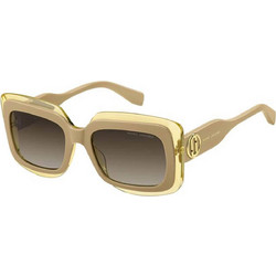 Marc Jacobs MARC850S 10AHA Γυναικεία Γυαλιά Ηλίου Τετράγωνα Κοκάλινα Καφέ με Καφέ Φακό