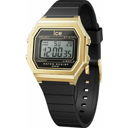 Ice Watch Ψηφιακό Ανδρικό Ρολόι Χρονογράφος με Μαύρο Καουτσούκ Λουράκι IC022064