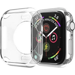 Hurtel Θήκη Σιλικόνης για Apple Watch 4 / 5 / 6 / SE 40mm Διαφανής