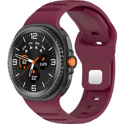 Techsuit W050 Λουράκι Σιλικόνης Bordeaux (Samsung Galaxy Watch 8 / Watch 8 Classic)