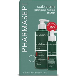 Pharmasept Scalp Biome Σετ Σαμπουάν & Serum κατά της Τριχόπτωσης 400ml + 100ml