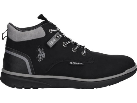 U.S. Polo Assn. Ανδρικά Μποτάκια Μαύρα YGOR010-BLK