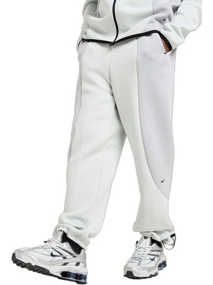 Nike Ανδρικό Παντελόνι Φόρμας Fleece Λευκό IF1323-034