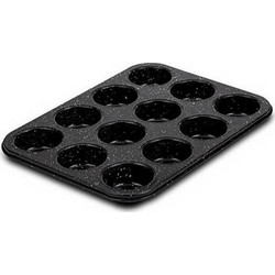 Nava Φόρμα Ζαχαροπλαστικής Αλουμινίου για Muffin / Cupcake Ορθογώνια 35x26.5x3.5cm 10-239-023