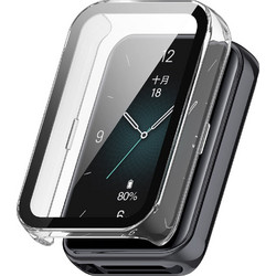 Techsuit Πλαστική Θήκη με Προστασία Οθόνης για Honor Band 10 / 9 43mm Διαφανής