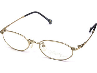 Disney WDV005 S01 Ανδρικός Σκελετός Γυαλιών Οράσεως Μεταλλικός Χρυσός