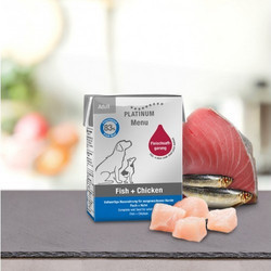 Platinum Natural Pet Food & Care Menu Adult with Fish & Chicken 185gr