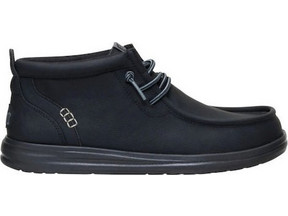 Hey Dude Ανδρικά Μποτάκια Suede Μαύρα 42051-060