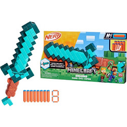 Hasbro Nerf Minecraft Diamond Sword Εκτοξευτής για 8+ Ετών