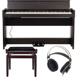 Korg C1 Air Set Ηλεκτρικό Πιάνο Όρθιο με 88 Βαρυκεντρισμένα Πλήκτρα Brown