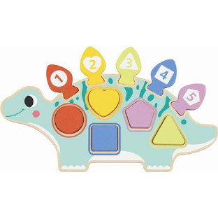Παιδικό Puzzle Hape Ξύλινο Hi Pando Dinosaur 5 Κομμάτια HP066