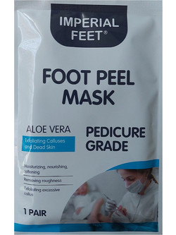 Imperial Feet Aloe Vera Μάσκα Απολέπισης Ποδιών 2τμχ