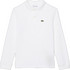 Lacoste Παιδικό Polo Μακρυμάνικο Λευκό 3PJ1465-001