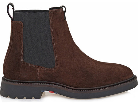 Tommy Hilfiger Ανδρικά Chelsea Μποτάκια Suede Καφέ FM0FM05592-GT6