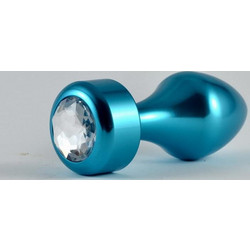 Lovetoy Rosebud Πρωκτική Σφήνα Diamond Plug 8cm Μπλε