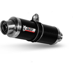 MIVV GP Τελικό Εξάτμισης για Kawasaki Z 1000 '03-'06 Carbon Silver