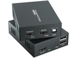 LevelOne KVM Switch HVE-8111 HDMI USB Ethernet