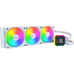 Montech HyperFlow Digital 360 White Υδρόψυξη CPU 120mm ARGB για Socket 1200 / 1700 / 1851 / 2011 / 2011-3 / 2066 / AM3 / AM4 / AM5 / 115x