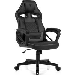 SENSE7 Knight Καρέκλα Gaming Δερματίνης Μαύρη Γκρι 5907783039706