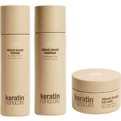 Keratin Nanocure Ultimate Smooth Σετ Περιποίησης Μαλλιών Conditioner 500ml + Μάσκα 250ml + Σαμπουάν 500ml