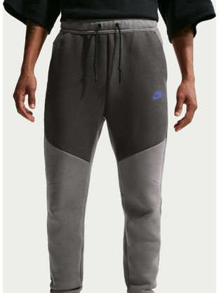 Nike Ανδρικό Παντελόνι Φόρμας Fleece με Λάστιχο Γκρι HV0959-018