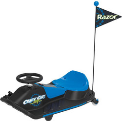 Razor Crazy Shift Ηλεκτροκίνητο Μονοθέσιο Παιδικό Go Cart Μαύρο Μπλε 20173842