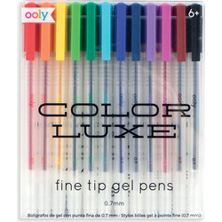 OOLY Color Luxe Σετ Στυλό Gel 0.7mm Πολύχρωμο 12τμχ 132-039