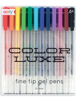 OOLY Color Luxe Σετ Στυλό Gel 0.7mm Πολύχρωμο 12τμχ 132-039