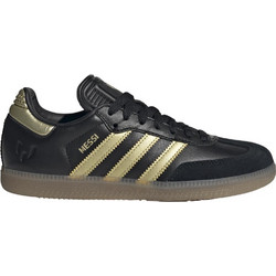 Adidas Samba Messi Παιδικά Sneakers Μαύρα Χρυσά JR6349