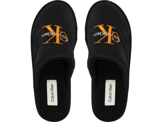 Calvin Klein Χειμερινές Ανδρικές Παντόφλες Μαύρες YM0YM01392-HJU