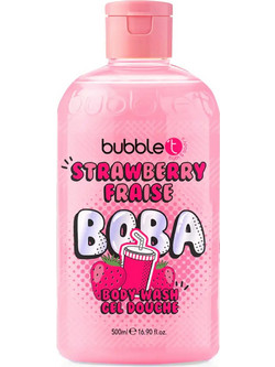 Bubble T Boba Strawberry Αφρόλουτρο σε Gel 500ml