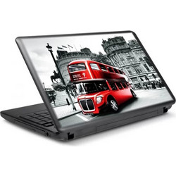 Λονδρέζικο Λεωφορείο Αυτοκόλλητο για Laptop 11.6" 27x20cm