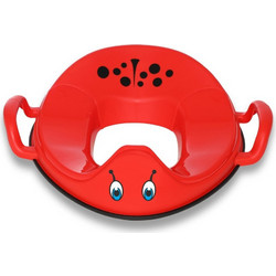 My Carry Potty Ladybird My Little Trainer Παιδικό Κάθισμα Τουαλέτας με Χερούλια Κόκκινο