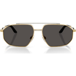 Dolce & Gabbana DG2328 131387 Ανδρικά Γυαλιά Ηλίου Aviator Μεταλλικά Χρυσά με Μαύρο Φακό