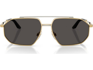 Dolce & Gabbana DG2328 131387 Ανδρικά Γυαλιά Ηλίου Aviator Μεταλλικά Χρυσά με Μαύρο Φακό