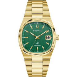 Bulova Super Seville Precisionist Ανδρικό Ρολόι με Χρυσό Μεταλλικό Μπρασελέ 97B237