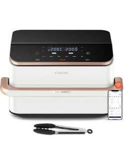 Cosori Dual Blaze TwinFry CAF-TF101S-WEUR Air Fryer 10lt με Διπλό Κάδο