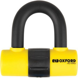 Oxford HD Max Κλειδαριά Δισκόφρενου Μηχανής Κίτρινη