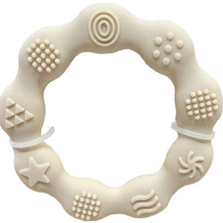 Lorelli Μασητικό Σιλικόνης Ring Μπεζ 0m+